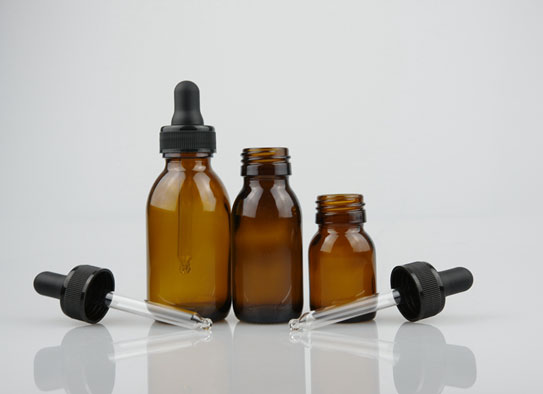Amber Glass Sirup Flasche mit 28mm Tamper Evident Cap